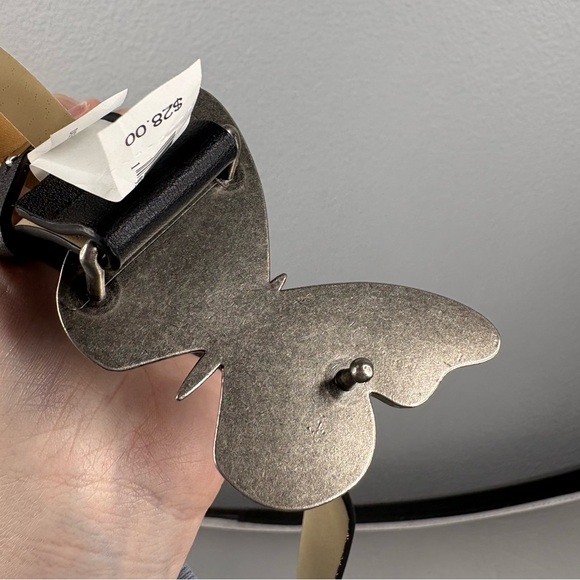 Silver Butterfly Buckle Y2K Style Belt - Picture 7 of 8